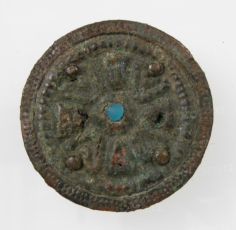 Disk Brooch, Frankish, late 6th-early 7th century (?).