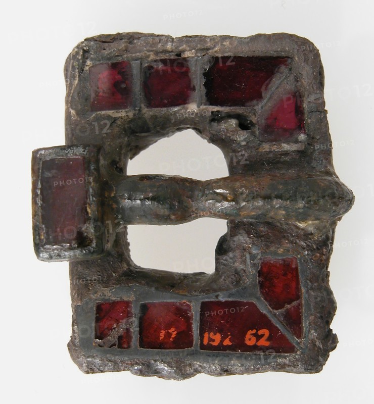 Flat Rectangular Buckle, Frankish, end of the 5th-early 6th century.