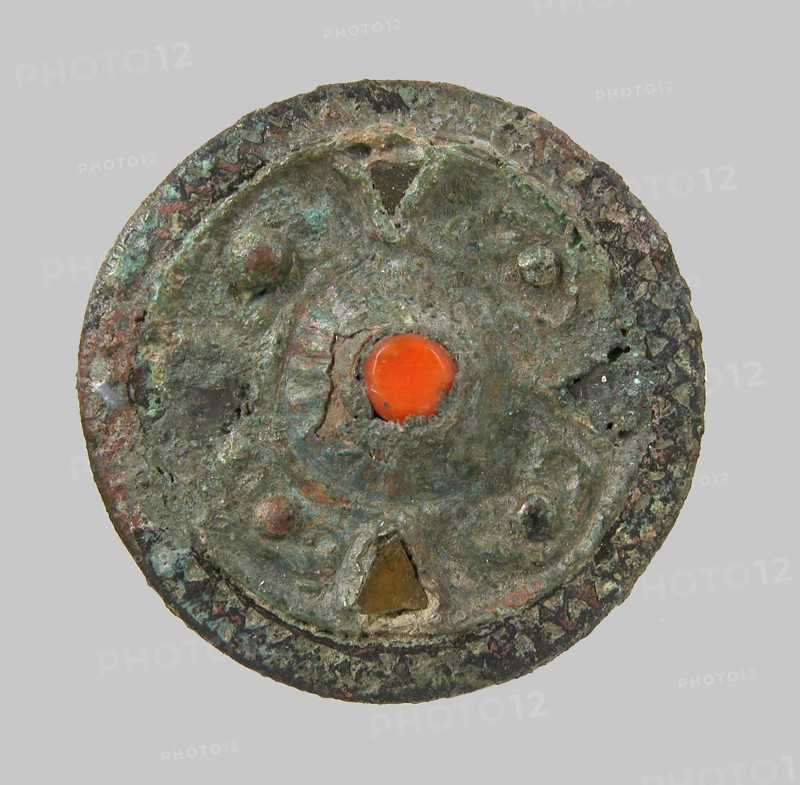 Disk Brooch, Frankish, ca. 550-650.