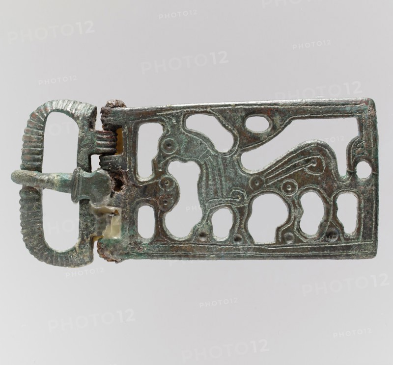 Belt Buckle with a Griffin, Frankish, second half 6th century.