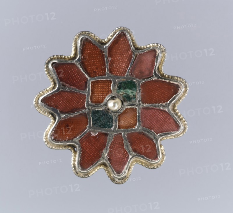 Rosette Brooch, Frankish, 6th century.