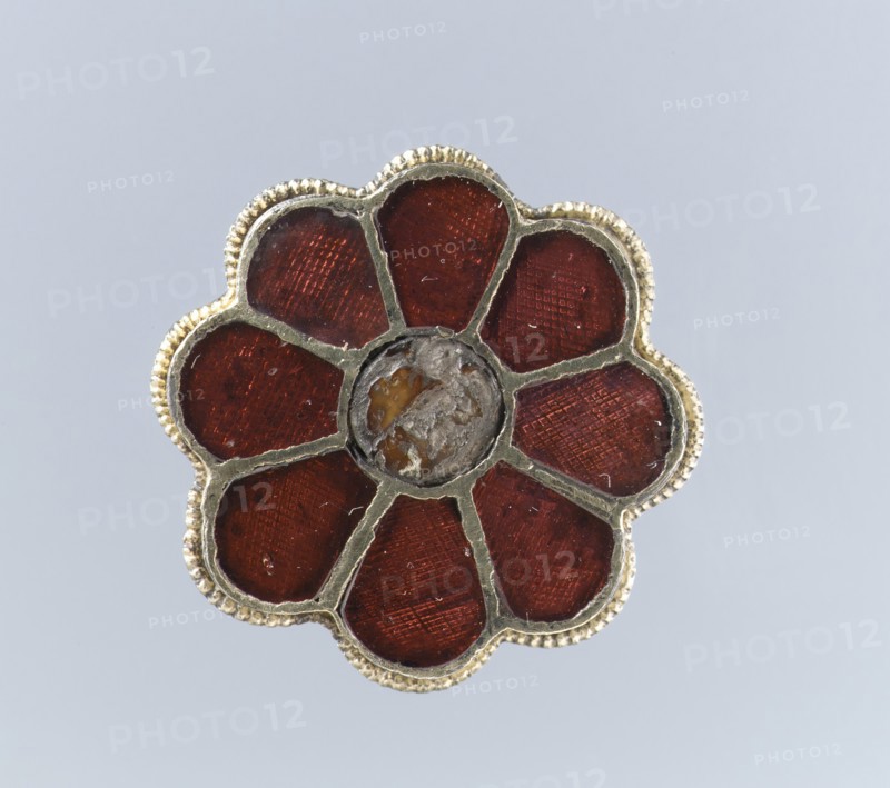 Rosette Brooch, Frankish, 6th century.