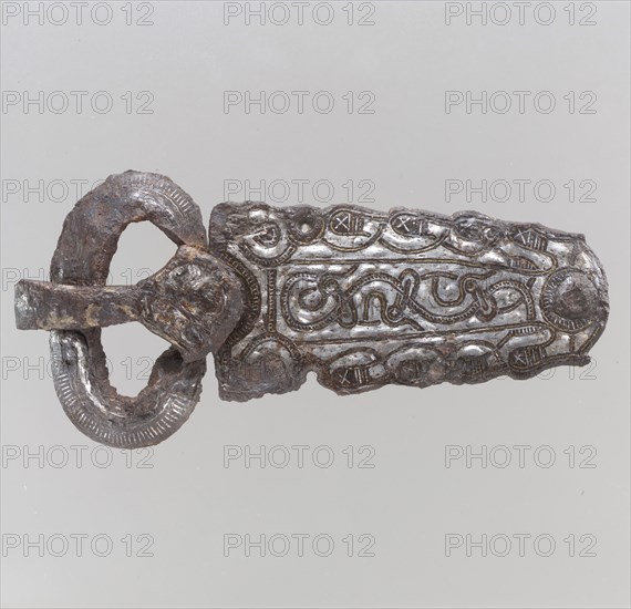 Belt Buckle, Frankish, 7th century.