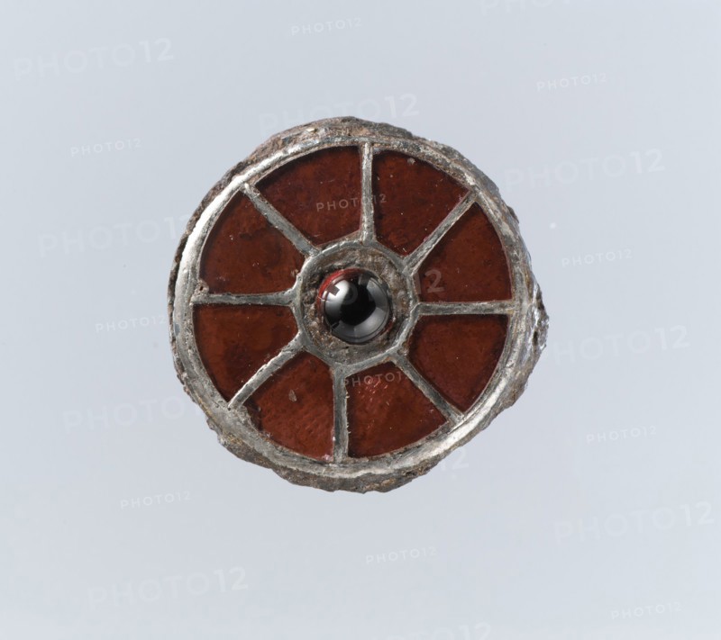 Disk Brooch, Frankish, 6th century.