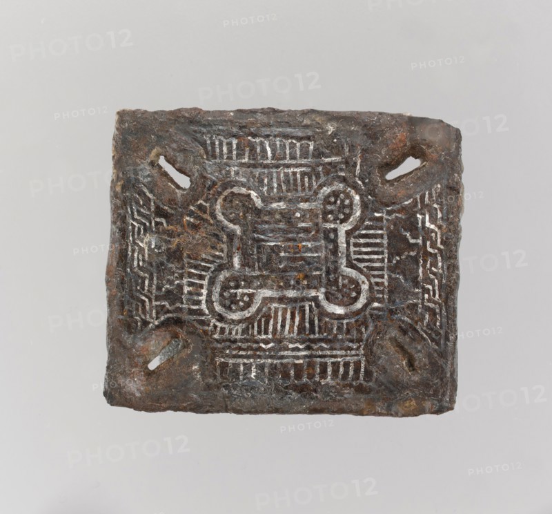 Backplate of a Belt Buckle, Frankish, 7th century.