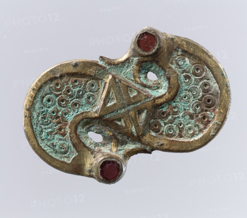 S-Shaped Brooch, Frankish, 6th century.