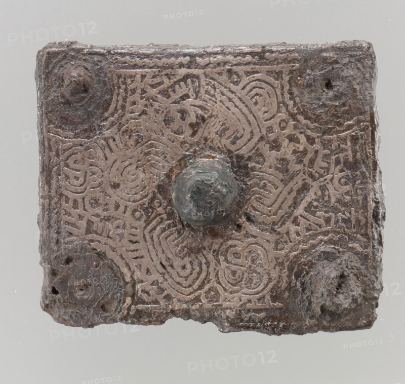 Backplate of a Belt Buckle, Frankish, 6th-7th century.