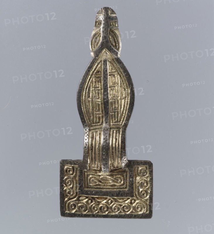 Square-Headed Bow Brooch, Frankish, second half 6th century.