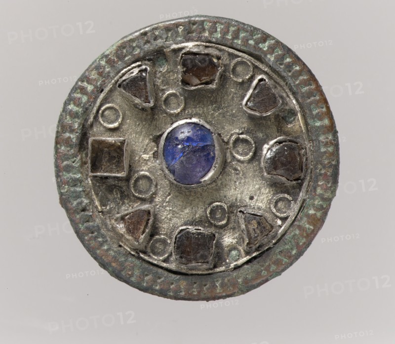 Disk Brooch, Frankish, 6th century.