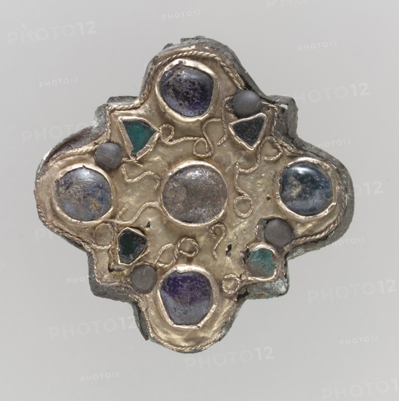 Disk Brooch, Frankish, first half 7th century.
