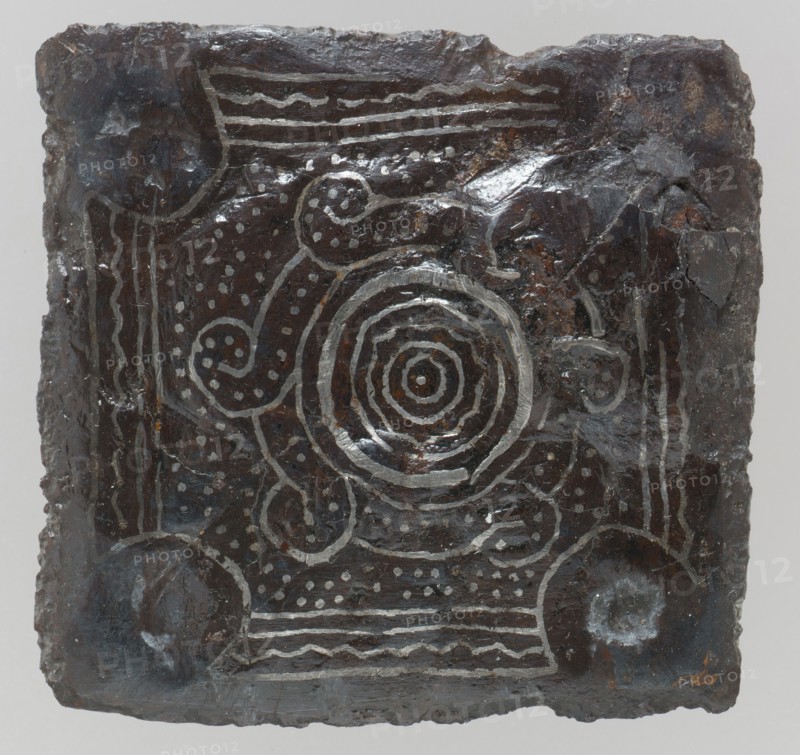Back Plate of a Belt Buckle, Frankish, late 6th-7th century.
