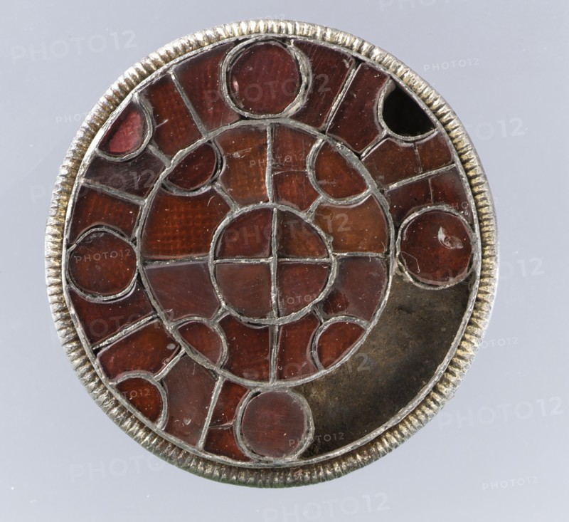 Disk Brooch, Frankish, first half 6th century.