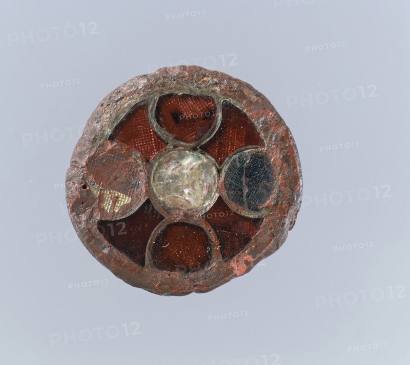 Disk Brooch, Frankish, late 5th-early 6th century.