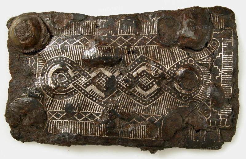 Counter Plate of a Belt Buckle, Frankish or Burgundian, 4th-7th century.