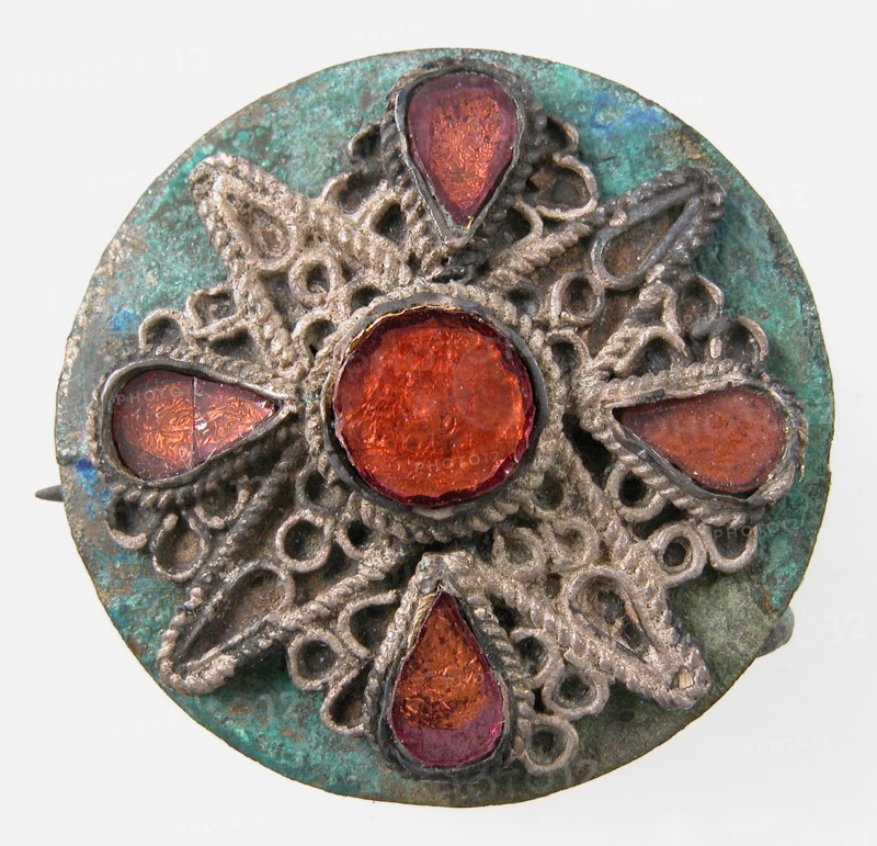 Disk Brooch, Frankish or Northern French, ca. 550-600.