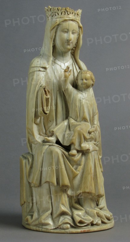 Virgin and Child, French, 14th century.