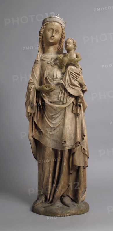 Virgin and Child, French, 14th century.