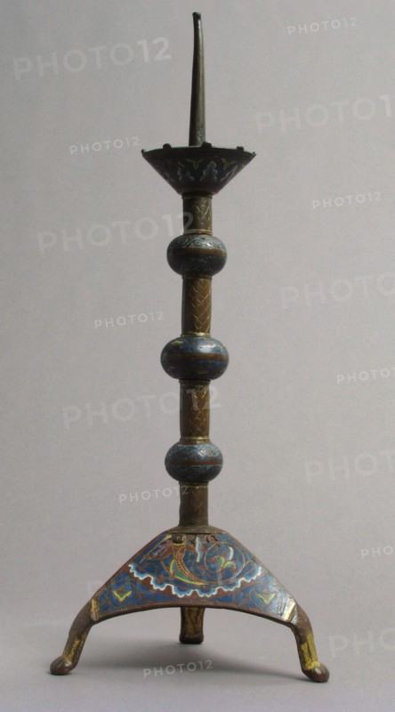 Candlestick, French, ca. 1190-1200.