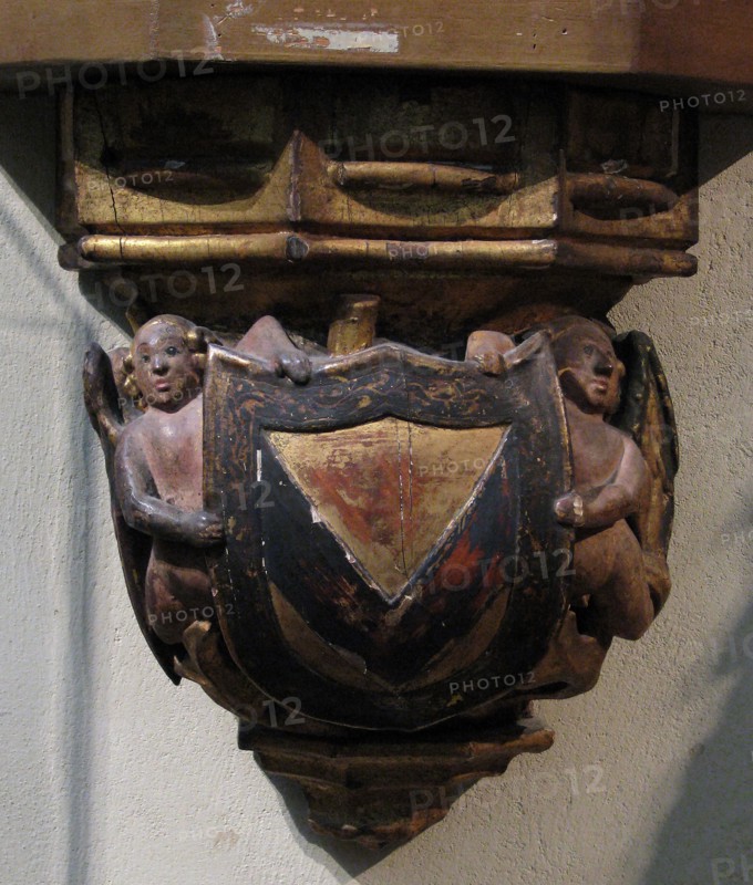 Corbel with Angels, French, late 15th century.