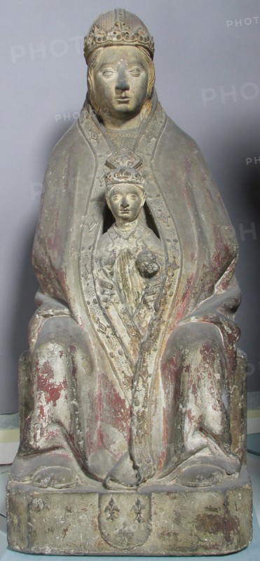 Virgin and Child, French, early 16th century.