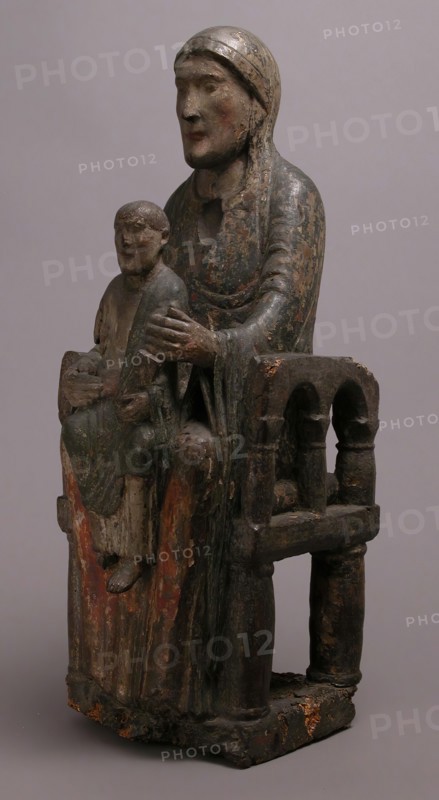 Virgin and Child, French, second half 12th century.