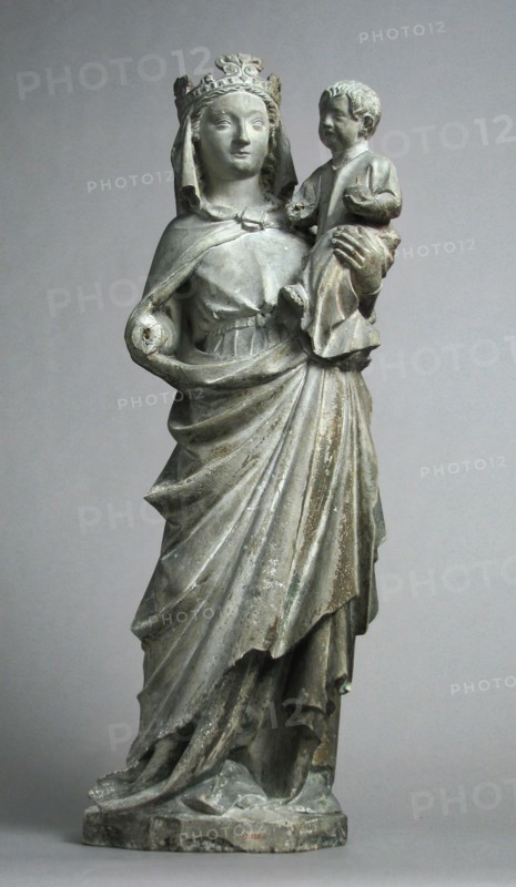 Virgin and Child, French, 14th century.