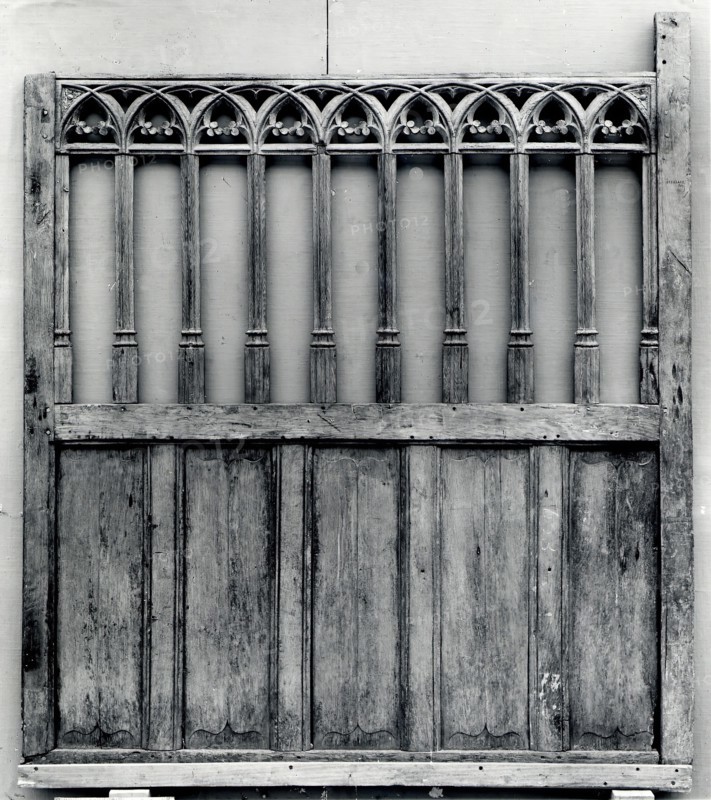 Screen, French, 15th century.