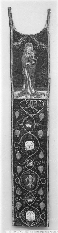 Orphrey, French, 15th century.