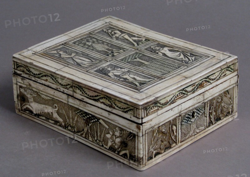 Game Box, French, 15th-16th century.