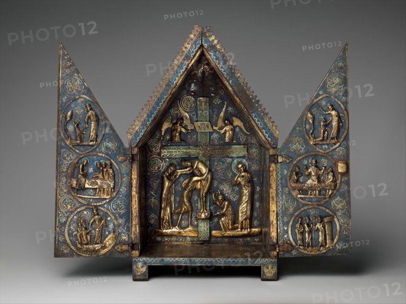 Tabernacle of Cherves, French, ca. 1220-1230.