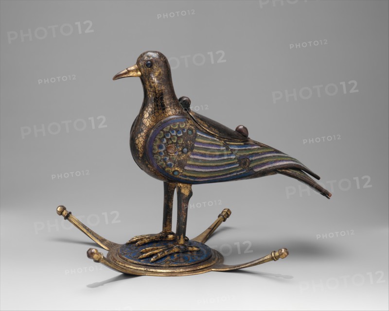Eucharistic Dove, French, ca. 1215-35.