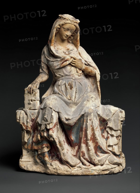 Virgin of the Annunciation, French, ca. 1300-1310.