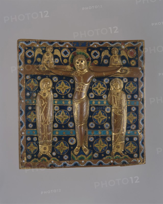 Plaque with the Crucifixion, French, first quarter 13th century.
