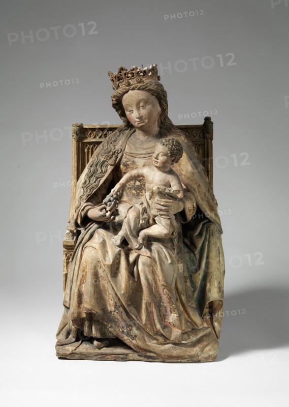 Virgin and Child, French, early 16th century.