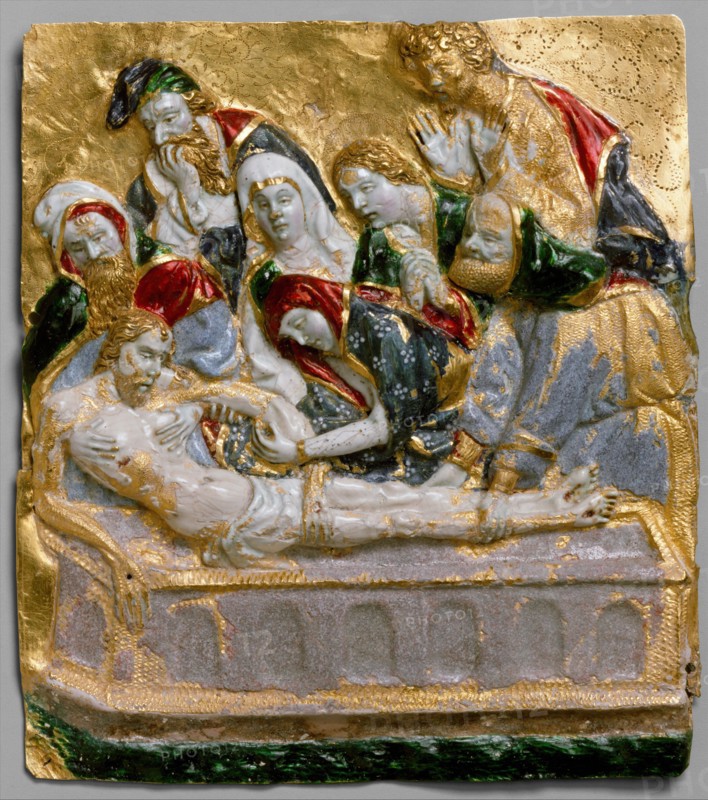 The Entombment of Christ, French, ca. 1390-1405.
