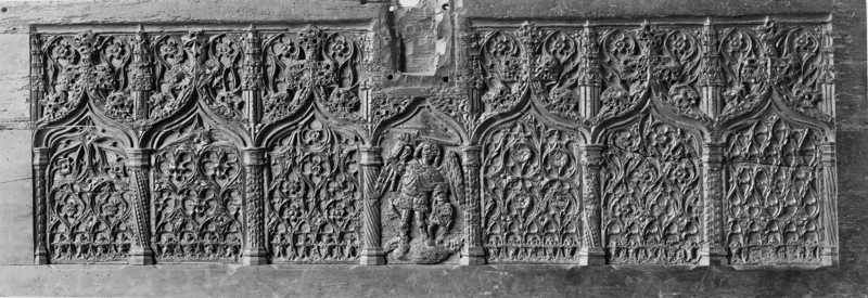 Chest Front, French, 15th century.