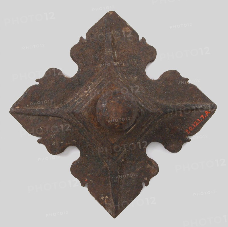 Nail, Head, French or Spanish, 16th-17th century.