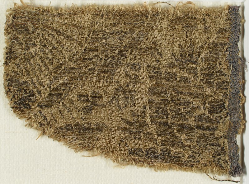 Textile with Eagle, Rayed Sun, and Flowers, Italo-Arabic, 14th century.