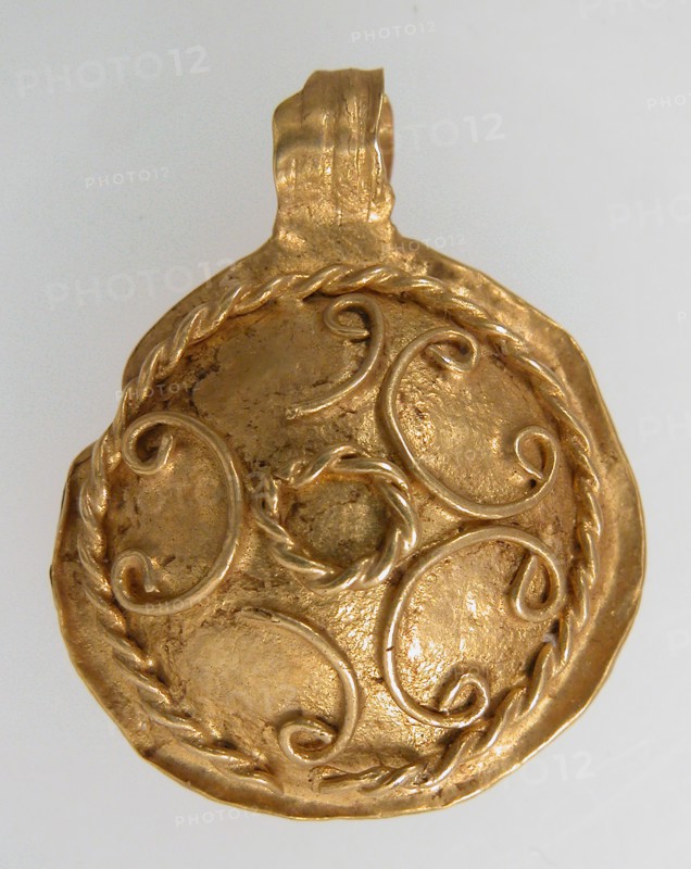 Pendant, Langobardic, 6th-7th century.