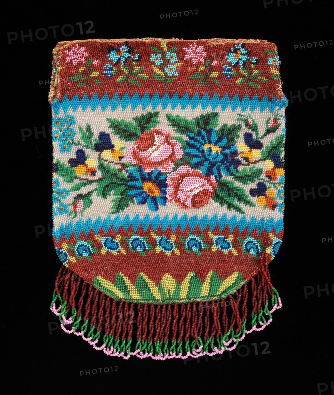 Bag, American, 1830-60.