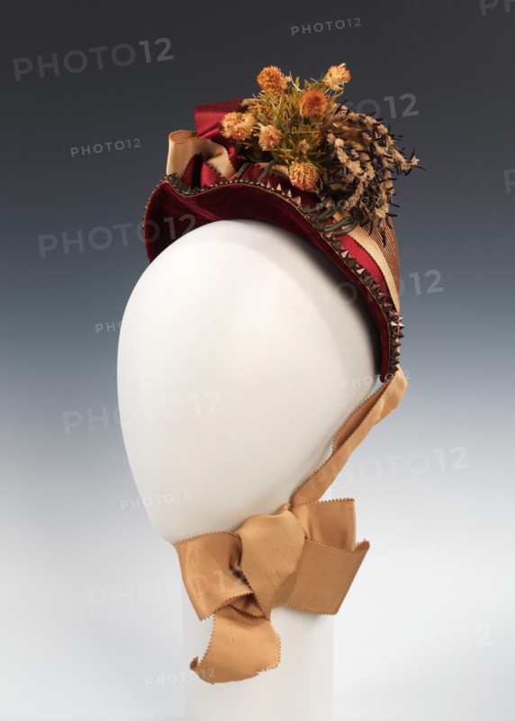 Bonnet, American, ca. 1887.