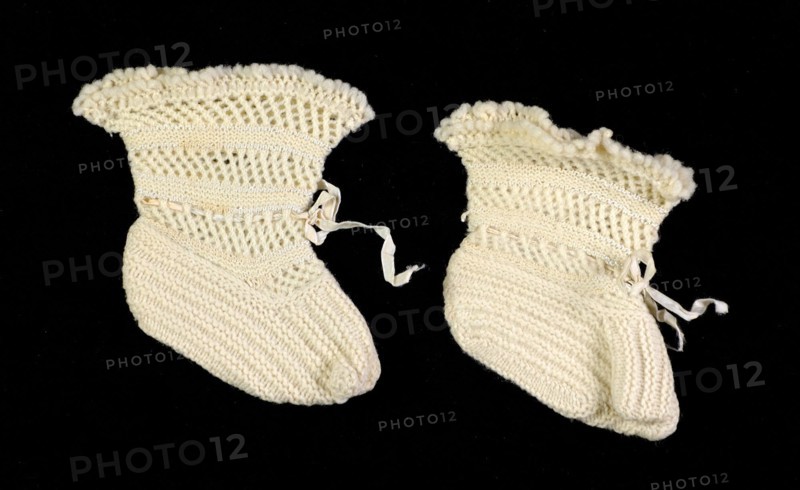 Bootees, American, 1840-60.