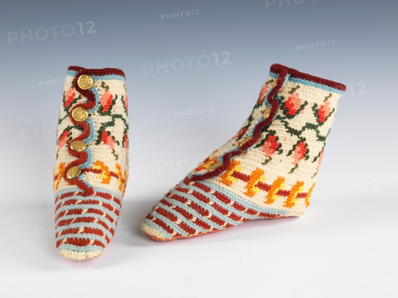 Bootees, American, 1870-80.