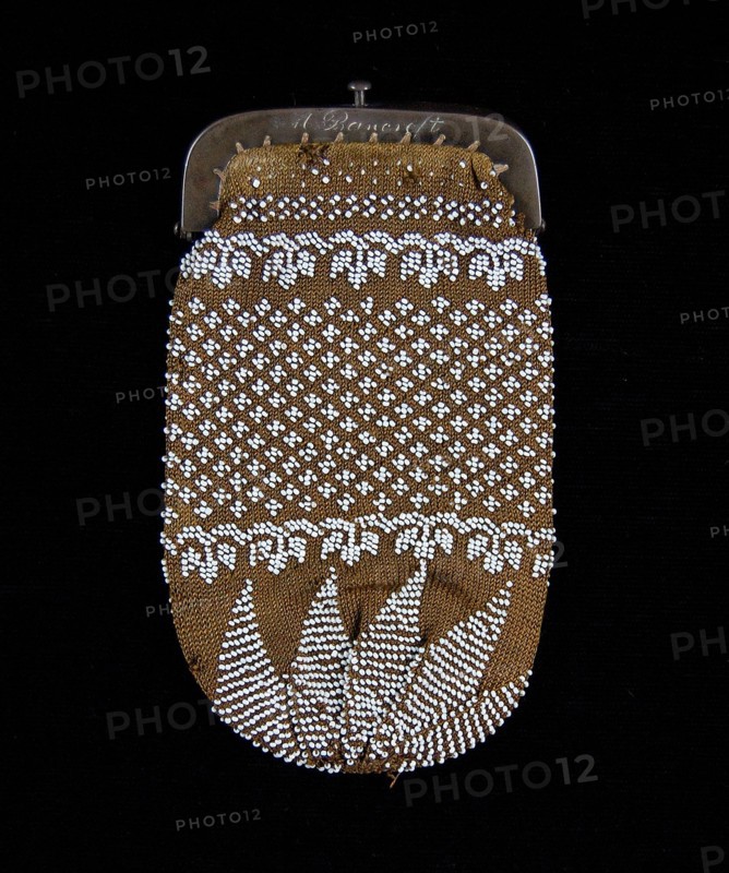 Coin purse, American, 1820-40.
