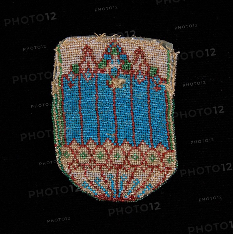 Coin purse, American, 1820-40.