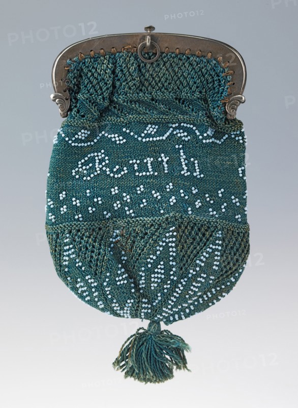 Coin purse, American, 1830-50.