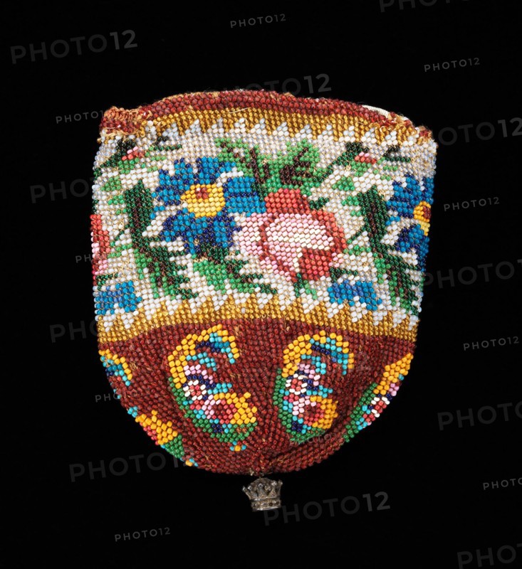 Coin purse, American, 1830-60.