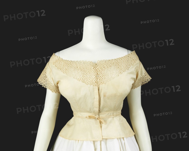 Corset cover, American, 1864-68.