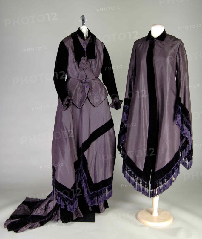 Dinner ensemble, American, 1876.