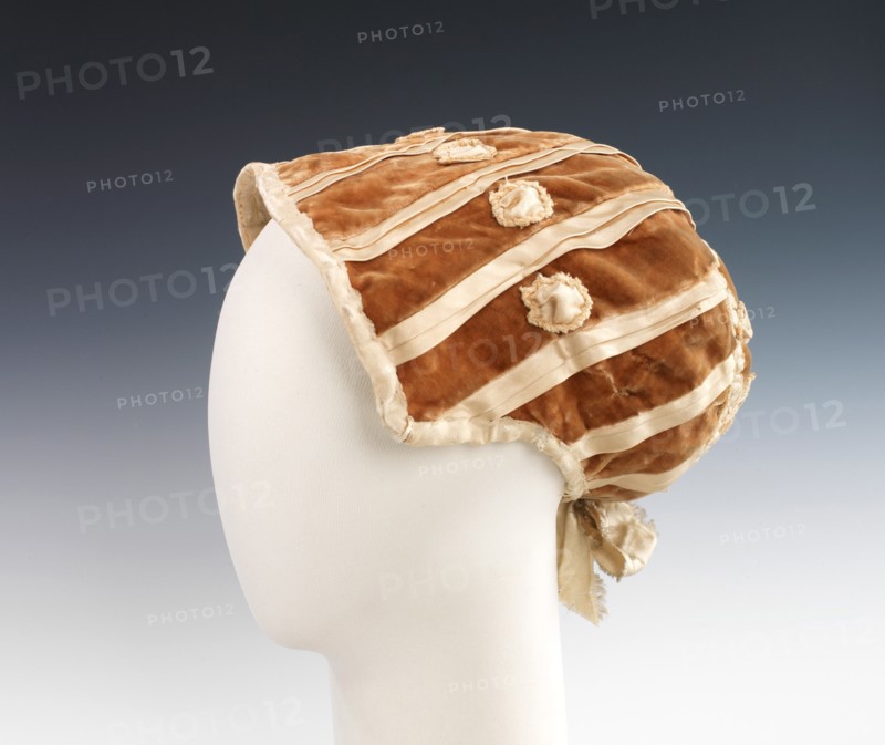 Evening bonnet, American, ca. 1802.